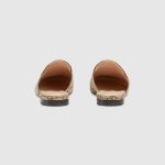 Gucci Women’s Princetown slipper with crystal Horsebit - Image 6